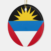 ornament van de vlag van antigua en barbuda (Links)