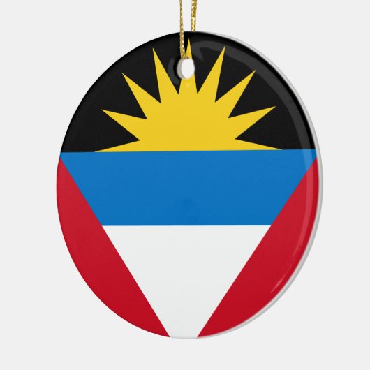 ornament van de vlag van antigua en barbuda (Links)