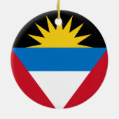 ornament van de vlag van antigua en barbuda (Achterkant)