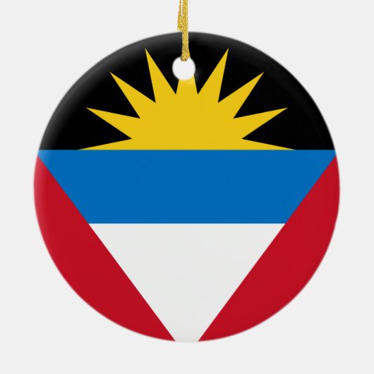 ornament van de vlag van antigua en barbuda (Achterkant)