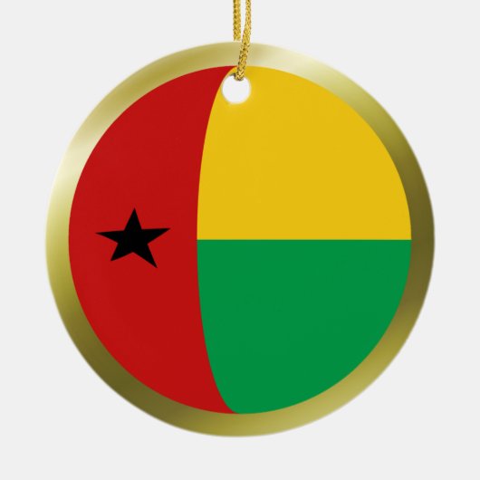Ornament van de vlag van Guinee-Bissau (Voorkant)