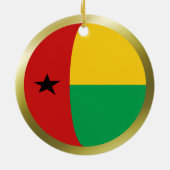 Ornament van de vlag van Guinee-Bissau (Achterkant)