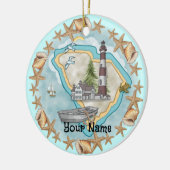 Ornament van de vuurtoren van South Carolina (Links)