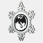 Ornament van de zwarte drakenpewter (Rechts)