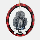 Ornament van de zwarte porseleinkast (Links)