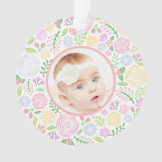 ornament van eerste kerstboompastel, omkeerbaar