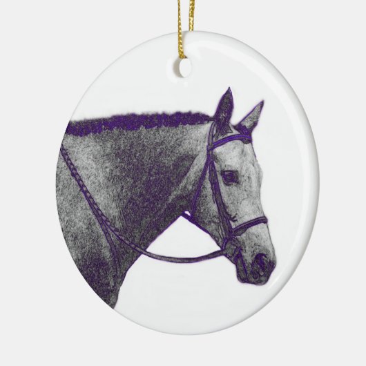 Ornament van Engelse paarden (Links)