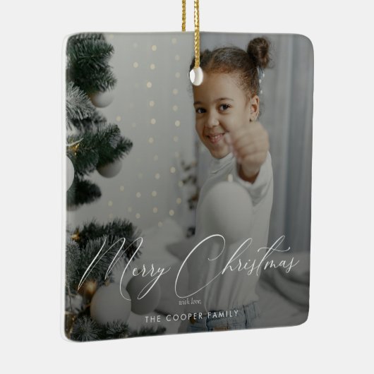 Ornament van familiefoto Keepomwille Ceramic (Rechts)