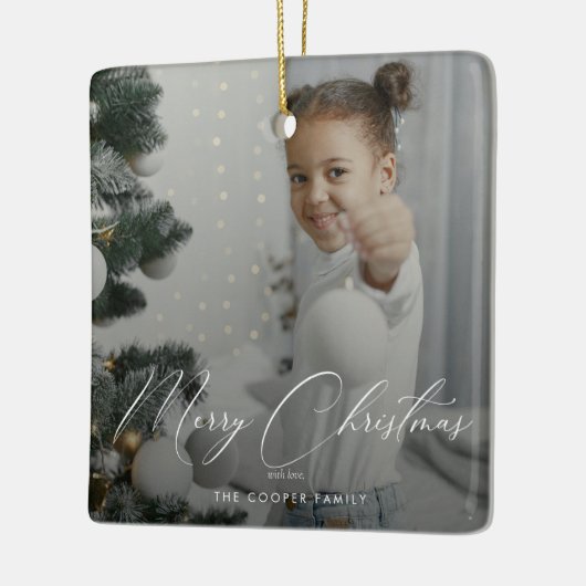 Ornament van familiefoto Keepomwille Ceramic (Links)