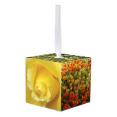 Ornament van Floral cube (Achter hoekig)
