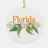 Ornament van Florida met Oranje bloesems (Voorkant)