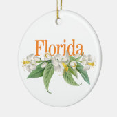  Ornament van Florida met Oranje bloesems (Links)