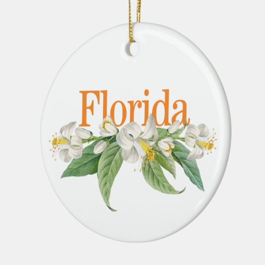 Ornament van Florida met Oranje bloesems (Links)