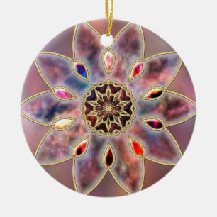 Ornament van gemarmerde sterrenstelsels