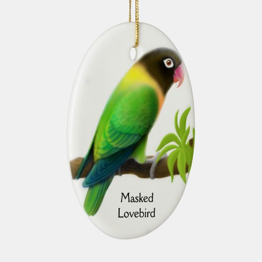 Ornament van gemaskerde liefdesvezel (Rechts)