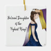 Ornament van gepersonaliseerde prinses (Voorkant)