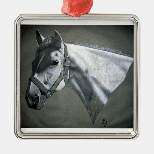 Ornament van grijze paarden (Voorkant)