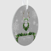 Ornament van grijze rendieren (voorkant)