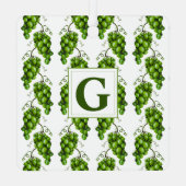Ornament van groene druiven (Achterkant)