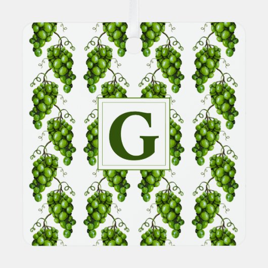 Ornament van groene druiven (Voorkant)