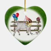 Ornament van Happy Birthday Goat (Boer) (Achterkant)