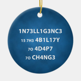 Ornament van het Cirkelbericht van Intelligence Qu