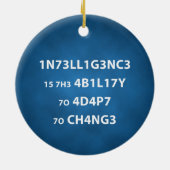 Ornament van het Cirkelbericht van Intelligence Qu (Achterkant)