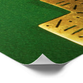 Ornament van het departement Tolima Poster (Hoek)