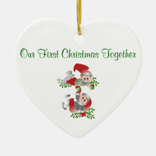 Ornament van het hart met Elves