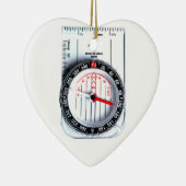 Ornament van het hart - orienteerkompas (Rechts)