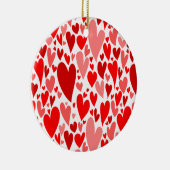 Ornament van het hart van de rode Valentijnse (Rechts)