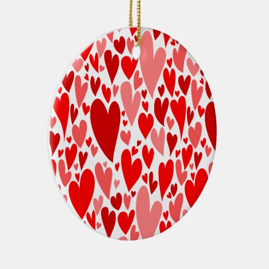 Ornament van het hart van de rode Valentijnse (Rechts)