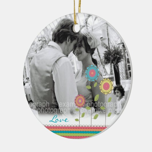 Ornament van het Huwelijk van de Foto van de (Links)