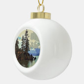 Ornament van het meer Tahoe Snowflake (Rechts)