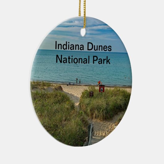 Ornament van het Nationaal Park Indiana Dunes (Rechts)