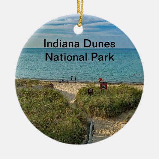 Ornament van het Nationaal Park Indiana Dunes (Voorkant)