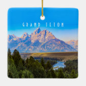 Ornament van het nationale park Grand Teton (Achterkant)