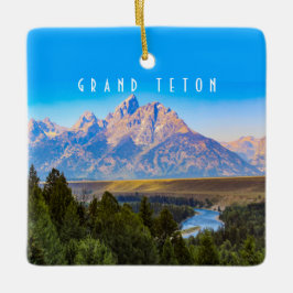 Ornament van het nationale park Grand Teton
