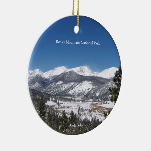 Ornament van het nationale park Rocky Mountain (Rechts)