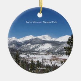 Ornament van het nationale park Rocky Mountain