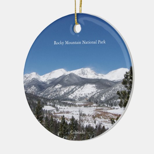 Ornament van het nationale park Rocky Mountain (Links)