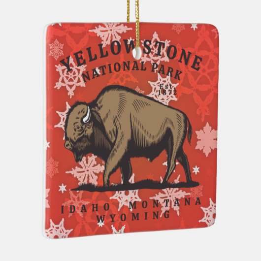 Ornament van het nationale park van Yellowstone (Rechts)