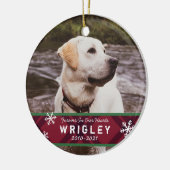 Ornament van het Pet Memorial (Links)