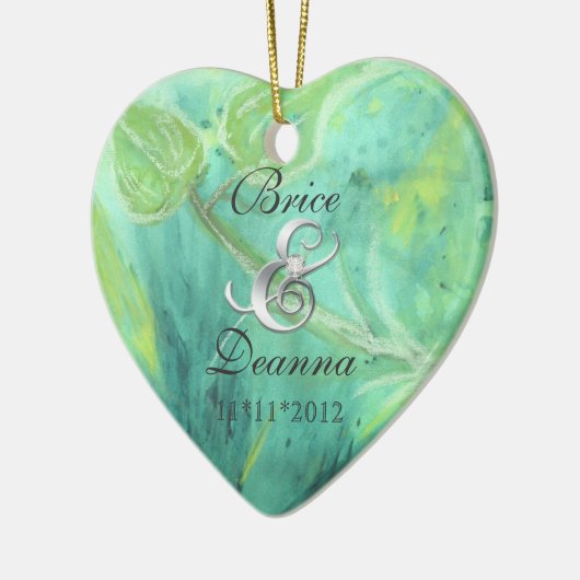 Ornament van het regenwoud Haze Silver Wedding Fav (Links)