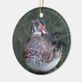Ornament van hout Duck (Links)