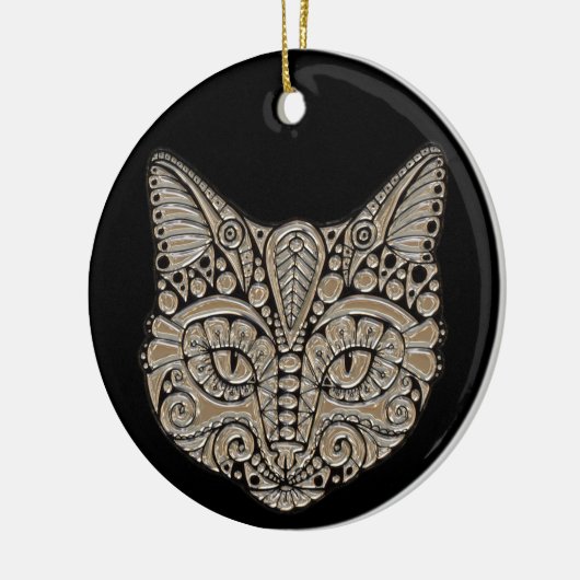 ornament van juwelen katten (Links)