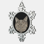 ornament van juwelen kattenpeper (Rechts)