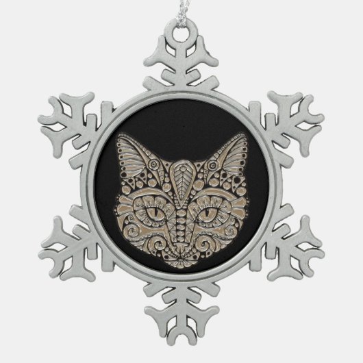 ornament van juwelen kattenpeper (Voorkant)