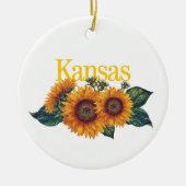  Ornament van Kansas met zonnebloem (Voorkant)
