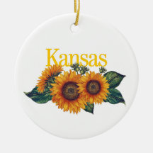  Ornament van Kansas met zonnebloem